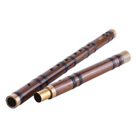 Pluggable Bitter Bamboo Flute Dizi Traditional Handmade Chinese Musical Woodwind Instrument Key of D Study Level Professional Pe