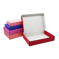 Boîte d'expédition en carton ondulé blanc 15*15*5cm recyclable avec fermeture magnétique pour chaussures, emballage pour petites entreprises, chaussettes, fourrure