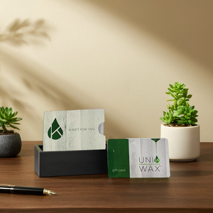 Porte-cartes de vœux format standard CR80 en carton couché, pour cartes de membre et cartes cadeaux, avec découpe, impression sérigraphique et pelliculage CLF - Product Image 3