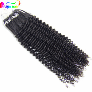 Extensions de cheveux humains bruts indiens à <span class=keywords><strong>micro</strong></span>-boucles, couleur naturelle, bouclés crépus, pour femmes, achat <span class=keywords><strong>en</strong></span> <span class=keywords><strong>ligne</strong></span> au Canada, <span class=keywords><strong>micro</strong></span>-liens bouclés serrés - Product Image 2