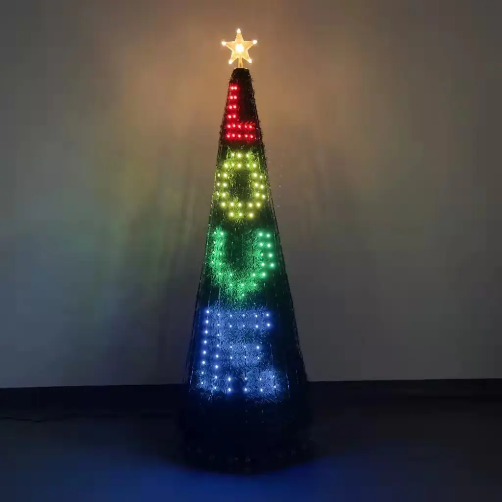 Телескопическая Светодиодная лампа для рождественской елки