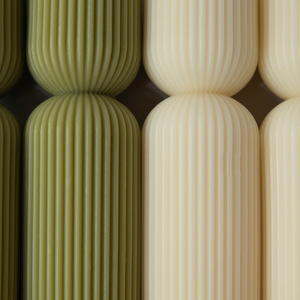 Velas Aromáticas Geométricas de Estilo Nórdico, con Forma de Reloj de Arena, en <span class=keywords><strong>Verde</strong></span> y Crema, para Decoración Minimalista del Hogar - Product Image 3