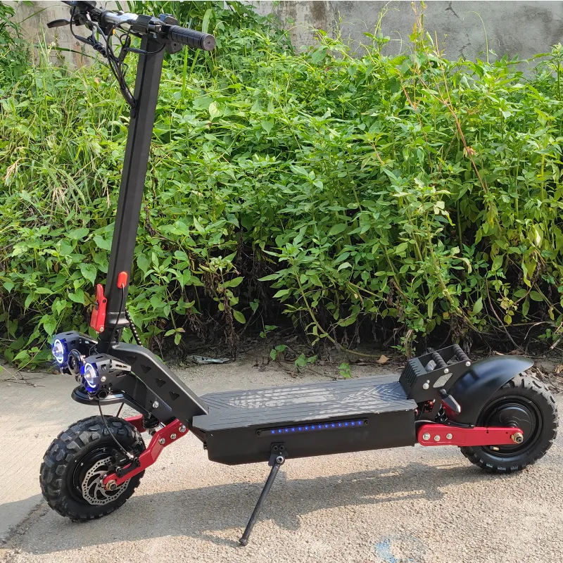 EU US stock 3200w 60V doppio motore 11 pollici grasso pneumatico fuoristrada pieghevole veloce scooter elettrico di adulto