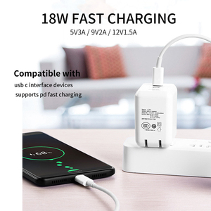 Cable usb tipo <span class=keywords><strong>c</strong></span> <span class=keywords><strong>a</strong></span> tipo <span class=keywords><strong>c</strong></span>, Carcasa de ABS, cable de carga rápida, 18W - Product Image 2