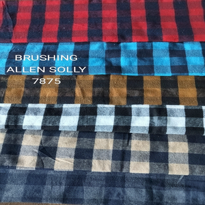 เสื้อเชิ้ตผ้าสักหลาดลายตารางสำหรับผู้ชายและผู้หญิง - Product Image 1
