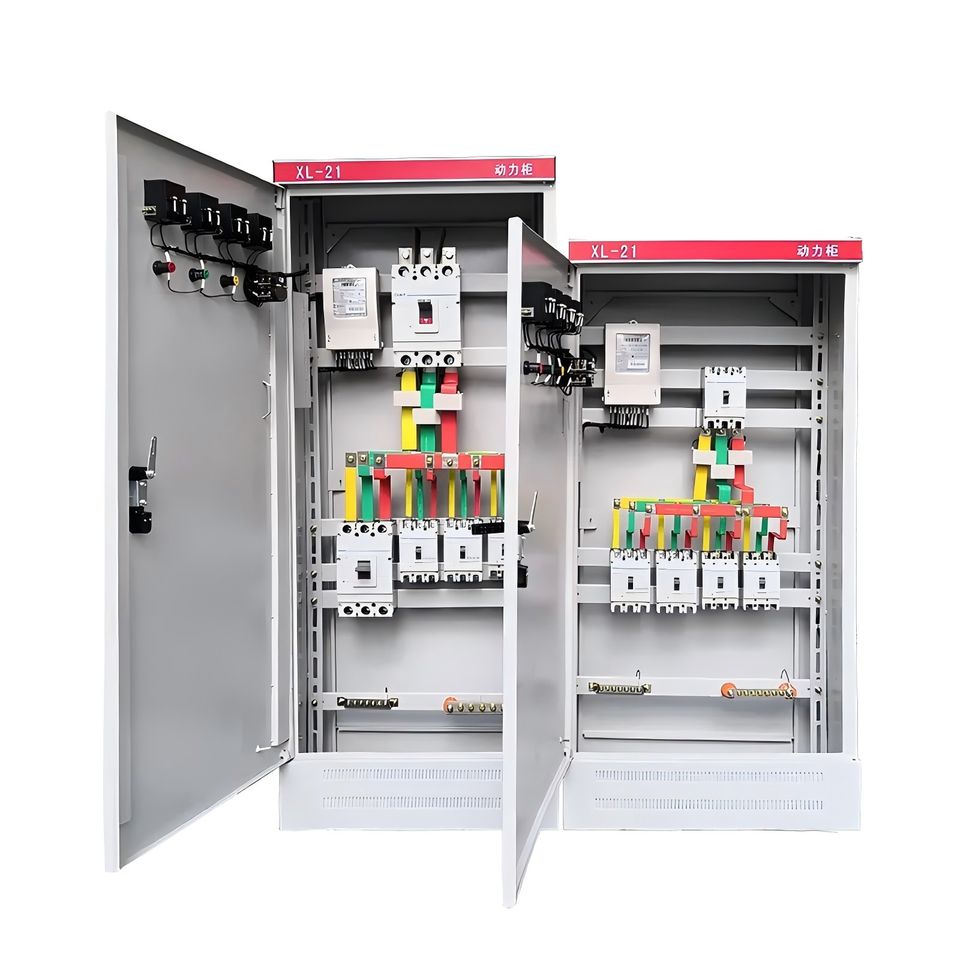Steel Power Distribution Cabinet Electrical Control Panel Board with ...