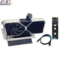 Kartu Grafis Eksternal Laptop EGPU GPU Dock PCI-E PCIe 4.0 X4 M.2 NVME ke Adaptor Oculink SFF-8611 untuk NUC GPD Notebook