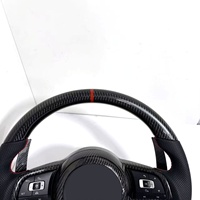Volant en fibre de carbone à faible MOQ pour Passat B5, Golf MK4, SEAT Leon, Jetta, Superb, Polo, Skoda Octavia, Sharan – Personnalisable