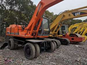 Excavatrice sur pneus d'occasion HITACHI EX160WD Prix avantageux Excellentes performances Excavatrice sur pneus d'occasion HITACHI à vendre - Product Image 5