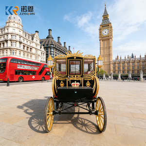 Carruajes Reales Tirados por Caballos, Carroza de Cenicienta para Bodas, Carruaje de Lujo Estilo <span class=keywords><strong>Victoria</strong></span>, Carruaje para Conducir con Caballos - Product Image 3