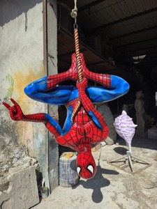 High Quality Fiberglass <b>Spiderman</b> Statue Character Figure Sculpture for Home Office Restaurant Hotel Available At Good Price - Product Image 6