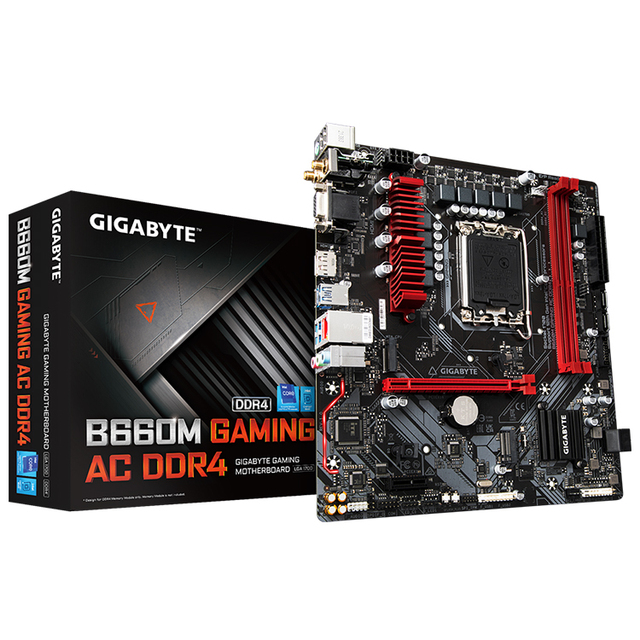 GIGABYTE B660M GAMING AC DDR4 Used Motherboard Supports LGA1700 Socket 12th Gen Intel Core Series CPU With DDR4 64G Memory