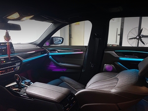 G30 крышка светодиодного динамика для освещения для BMW 5 серии G30 передний твитер Рог светящаяся крышка - Product Image 4