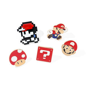 Venta al por mayor lindo Anime <span class=keywords><strong>Mario</strong></span> <span class=keywords><strong>Bros</strong></span> suave esmalte solapa Pin creativo dibujos animados pines regalos - Product Image 5