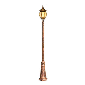 Mât en alliage d'aluminium de style européen pour jardin, rue, parc, avec source lumineuse LED RGB, étanche IP65, alimentation CA, pour villa - Product Image 1