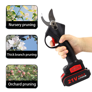 Li-ion Battery Powered Cordless Pruning Operated Tree Pruner Cutting Scissors Shears <b>for</b> Yards Black High Quality Li-ion Battery - Product Image 1