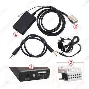 Reproductor MP3 para Auto, Radio, Cambiador de CD, Adaptador USB SD AUX para Volkswagen <span class=keywords><strong>Caddy</strong></span>/Touran/Sagitar/Touareg/Magotan, Interfaz de 6+6 Pines - Product Image 2