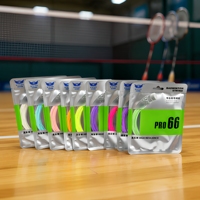 Cordage de badminton PRO 66 0,66 mm, haute résilience, puissant, pour raquette de badminton, 10 m/33 pi, ligne de badminton professionnelle