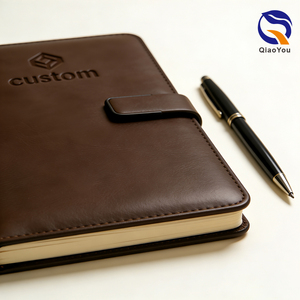 Muestra Gratuita, Precio de Fábrica, Agenda de Cuero Personalizada con Logotipo Grabado y Cosido para Estudiantes - Product Image 4