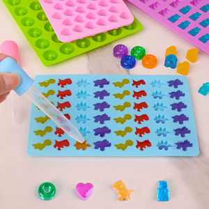 Moldes de Silicona para Dulces, Diseño de Fábrica, DIY, Lindos, Libres de BPA, Moldes 3D para Chocolate, Gelatina y Caramelos con Varias Formas - Product Image 3