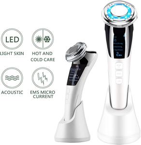 เครื่องนวดหน้าพกพา ยกกระชับผิว ลดเลือนริ้วรอย ด้วยเทคโนโลยีโฟตอน LED EMS ความถี่สูง กันน้ำ ใช้ได้ที่บ้าน - Product Image 3