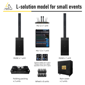 Haut-parleur colonne en promotion, série géante, son longue portée, SPL max 140 dB, système actif néodyme pour conférences, théâtres, scènes et extérieur - Product Image 3
