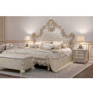 Ensemble de chambre classique grand lit avec tables de chevet, en teck personnalisé, style américain moderne élégant, prix de vente d'usine, Australie - Product Image 1