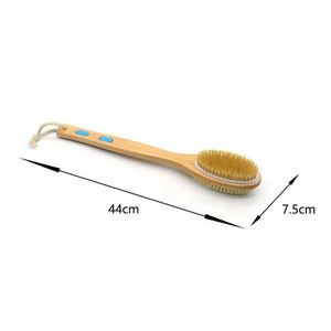 Bathroom Accessories Double Sided Exfoliating <b>Bath</b> Brush with Soft Stiff Bristles - Product Image 2