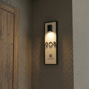 ป้ายประตูแบบกำหนดเอง ป้ายประตูโรงแรม ป้ายเรืองแสง ป้ายเลขห้อง ป้ายเลขห้องพักโรงแรม ป้ายเลขบ้านสแตนเลส - Product Image 2