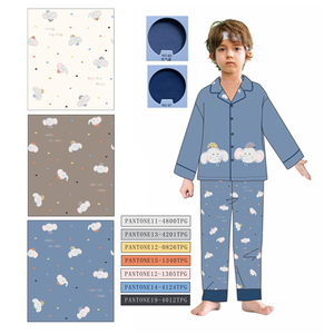 Ensembles de pyjamas pour garçons et filles en coton 100% imprimés sur mesure haut de gamme, à manches courtes et longues, écologiques et respirants pour enfants - Product Image 1