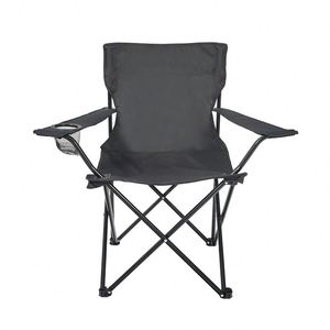 Hot Selling <b>Cheap</b> Folding Fishing Chair with Cup Holder 600D Oxford Outdoor Beach Camping Chair for Dining <b>Gym</b> School Use - Product Image 5