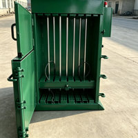 Presse à balles verticale hydraulique sur mesure, entretien simple, fonctionnement sûr pour station d'élimination des déchets
