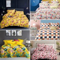 Tissu de draps de qualité en promotion avec prix compétitif pour la confection de textiles de maison – Tissu polyester imprimé uni tissé sur mesure