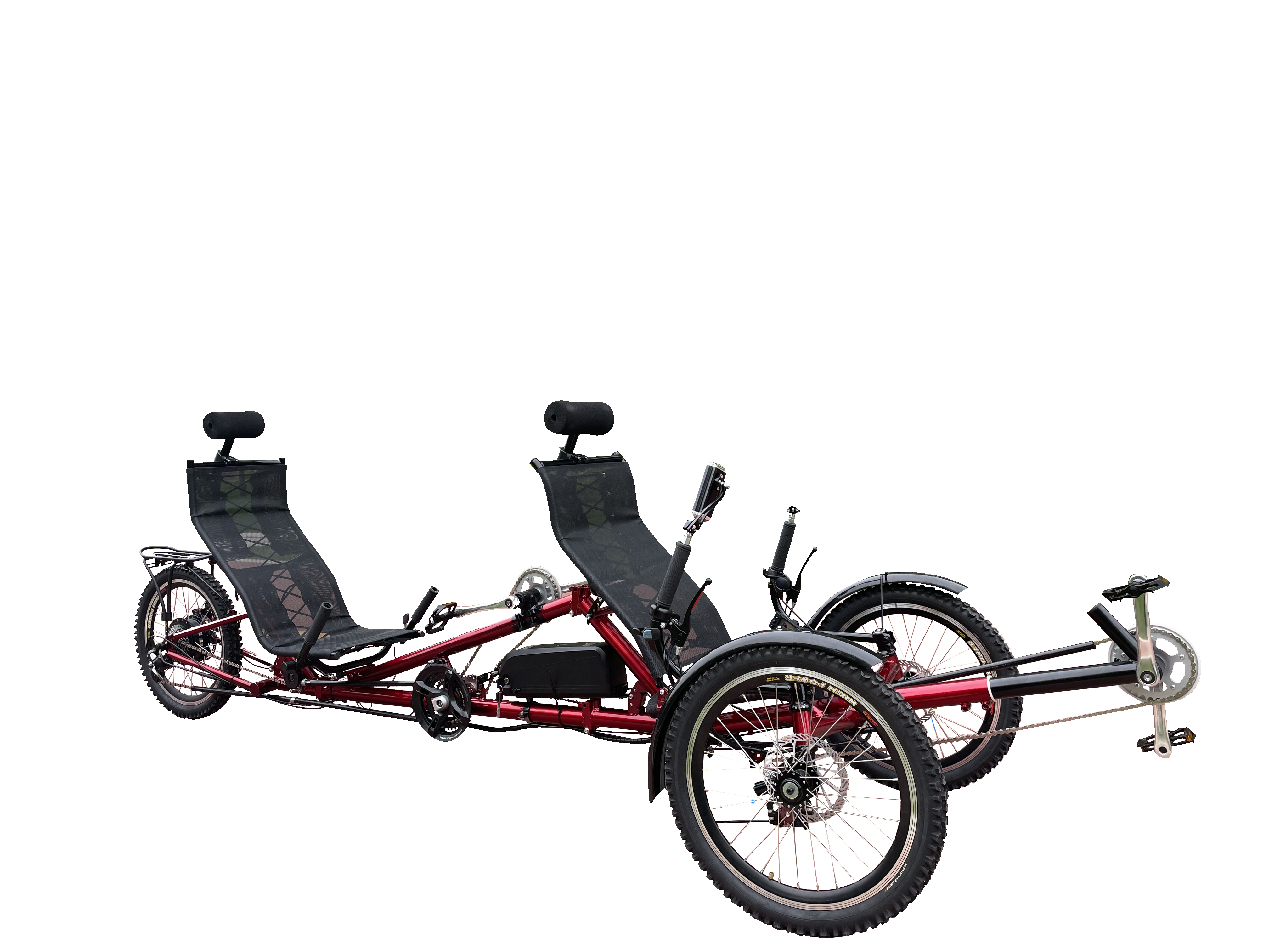 tandem 3 wheel bicycle Discount Worksman Side-by-Side "Team Dual" 3-Speed Recumbent Trike Lightfoot Cycles Robust Steel Frame The tandem Copilot 3 |
