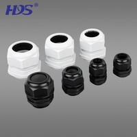 HDS haute qualité échantillon gratuit PG Type presse-étoupe en nylon en plastique PG42 50 pièces/sac