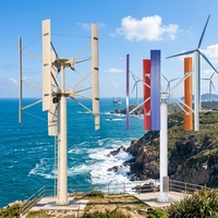 Éolienne à axe vertical 200 kW, grand diamètre de rotor 10,5 m, double roulement, performance stable, sortie 380 V pour générateur lourd