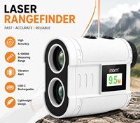 Télémètre laser de golf haute précision 905nm 1500m à double écran avec interrupteur de pente, vibration, IP54, grossissement 6X, directement de l'usine
