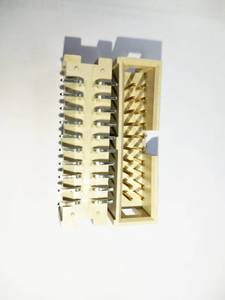 Conector de Placa a Placa Samtec HTST-110-01-S-DV de 20 Posiciones, Paso de 2.54 mm, Doble Fila, Tipo Header, SMT, Dorado - Product Image 4