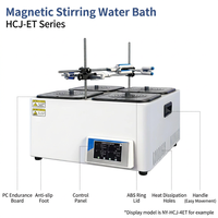 Bak Mandi Air Pengaduk Magnetik Laboratorium Digital dengan Suhu Konstan, Pemanas, dan Sirkulasi, 1 2 3 4 6 Lubang