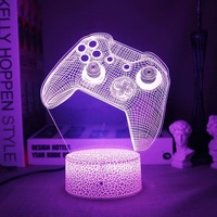 Lampe de table de jeu RGB acrylique Led lampe de Table ordinateur bureau atmosphère veilleuse