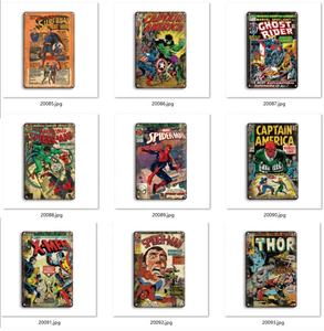 Americano Anime de dibujos animados estaño cartel Vintage <span class=keywords><strong>Manga</strong></span> placa de Metal personalizada Placa de Metal signo de la casa decoración de la pared - Product Image 6