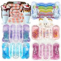 Toysrunner Ensemble de jouets souples anti-stress pour garçons, filles et enfants - PVC écologique, anti-anxiété, serpents et vers à pincer, en sachet, pour tous les âges