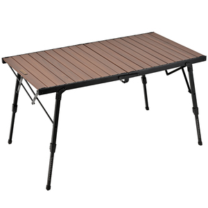 Hispeed BBQ Garden Outdoor Picnic Adjustable Aluminum Lightweight IGT Portable Camping <strong>Foldable</strong> <strong>Table</strong> - Product Image 4