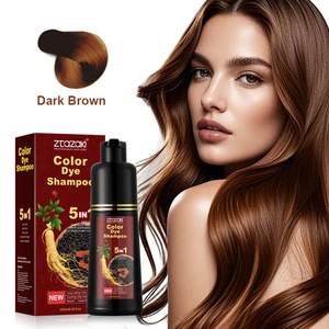 Shampoo Colorante al Ginseng 250ml, Tinta Permanente Nera per <span class=keywords><strong>Capelli</strong></span>, Copre al 100% i <span class=keywords><strong>Capelli</strong></span> <span class=keywords><strong>Bianchi</strong></span>, per Uso Domestico - Product Image 3