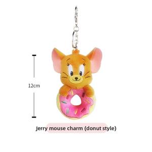 Directo de Fábrica Novedad Llavero de Peluche de Gato de Comida Rápida 8cm, Juguetes de Máquina de Garras Mini, Colgante de Llavero de Peluche de Moda - Product Image 5