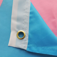 Drapeau en polyester aux couleurs pastel pour les lesbiennes, les homosexuels, les bisexuels, la pansexualité et les transgenres