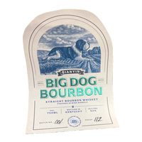Étiquettes personnalisées pour bouteilles de vin, whisky, vodka, holographiques, imperméables, gaufrées, écologiques, logo 3D, papier texturé de luxe imprimé