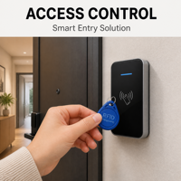 Llavero RFID de 125kHz LF, Llavero ABS para Control de Asistencia de Personal, Control de Acceso a Puertas, Sistema de Gestión de Membresías de Hotel