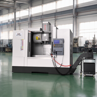Centre d'usinage vertical automatique CNC FANUC 24T, robuste, avec guide-rail BOX, 3 axes, pour usinage de métaux