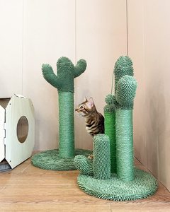 Petdom Arbre à chat en sisal, structure d'escalade en forme de cactus, tour griffoir pour chats - Product Image 2